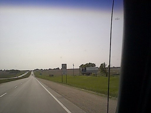 flying down the S.D. interstate